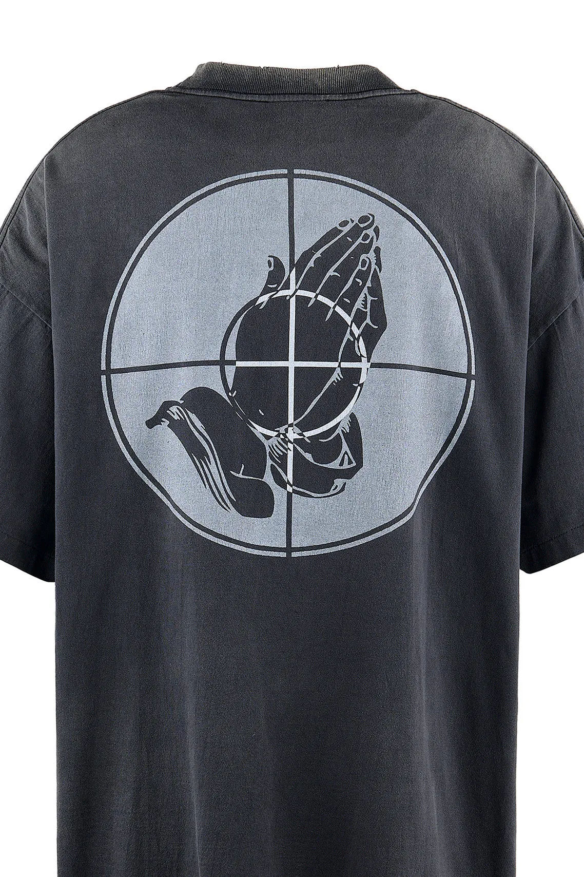 SAINT Mxxxxxx × FEAR OF GOD FG_SS TEE/SNT OF GOD/BLK 25SS Heavy FOG collaboration SAINT OF GOD prayer short sleeves Washed black S-XL This season's heavy collaboration FOG manager JERRY personally carries the goods SAINT OF GOD series collaboration has gained quite a buzz Customized original co-branded main label/wash label Top-notch printing technology Uses front and rear silver sand and cracked pulp Deep restoration